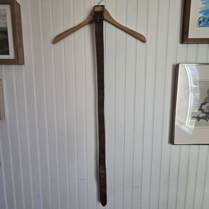 GAP Rustic Brown Genuine Leather Belt Made In Italy Medium